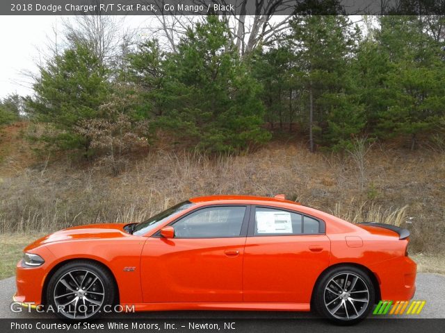 2018 Dodge Charger R/T Scat Pack in Go Mango