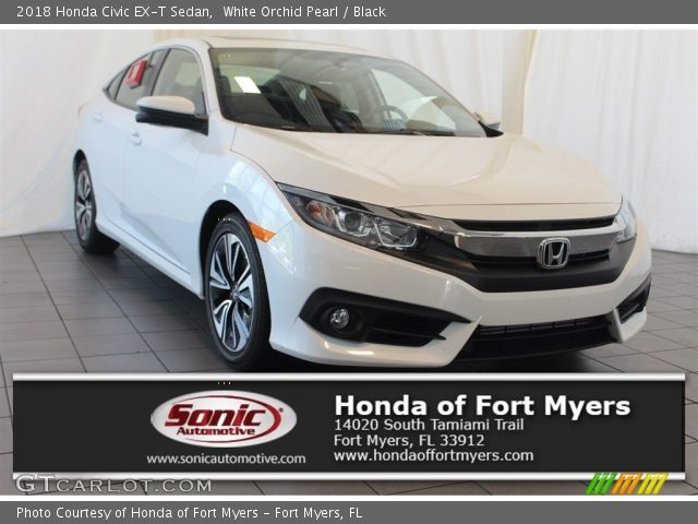 2018 Honda Civic EX-T Sedan in White Orchid Pearl