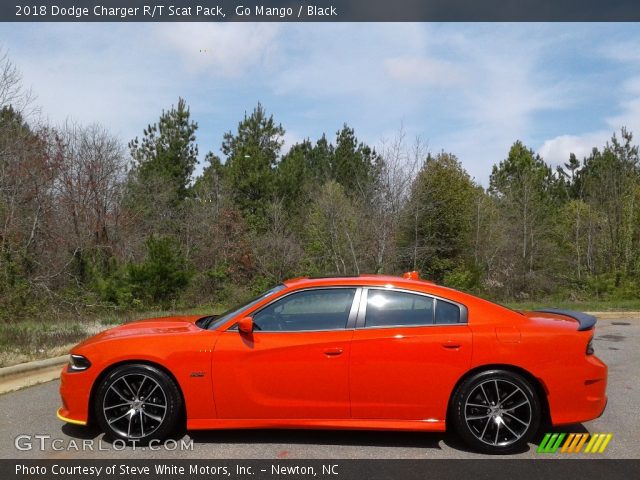 2018 Dodge Charger R/T Scat Pack in Go Mango