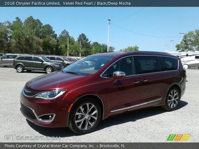 2018 Chrysler Pacifica Limited in Velvet Red Pearl