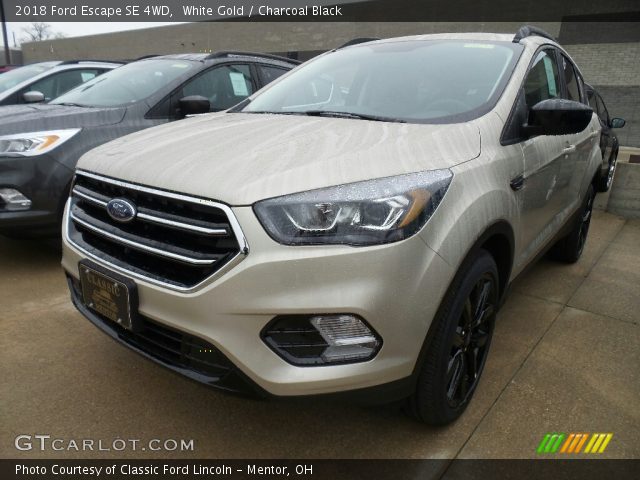 2018 Ford Escape SE 4WD in White Gold