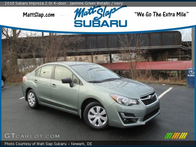 2016 Subaru Impreza 2.0i 4-door in Jasmine Green Metallic