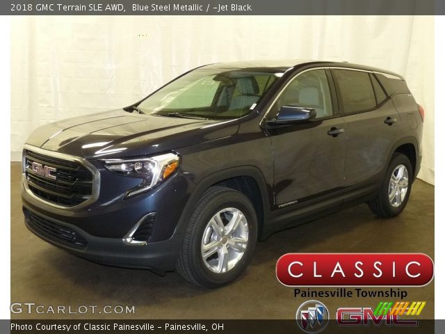 2018 GMC Terrain SLE AWD in Blue Steel Metallic