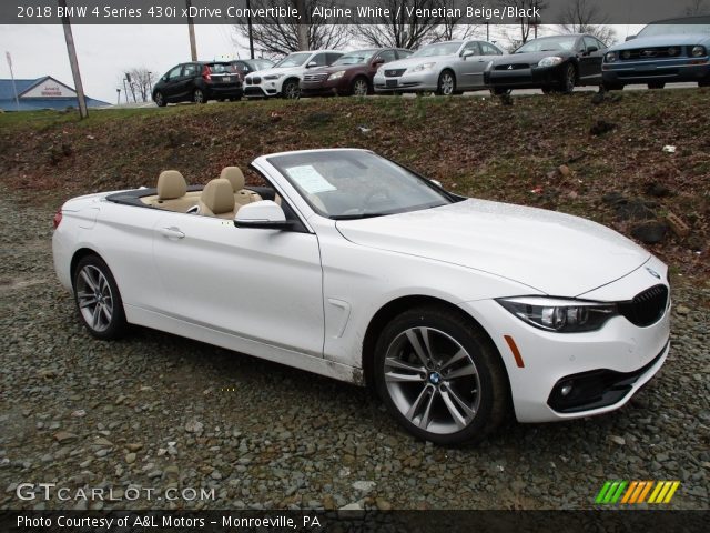 2018 BMW 4 Series 430i xDrive Convertible in Alpine White