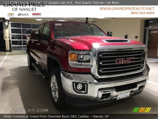 2018 GMC Sierra 2500HD SLT Double Cab 4x4 in Red Quartz Tintcoat