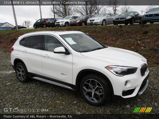 2018 BMW X1 xDrive28i in Alpine White