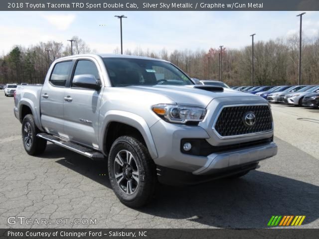 2018 Toyota Tacoma TRD Sport Double Cab in Silver Sky Metallic
