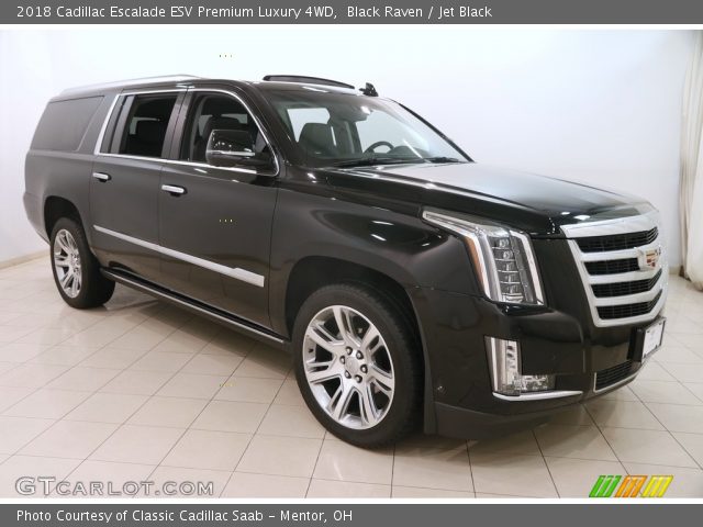 2018 Cadillac Escalade ESV Premium Luxury 4WD in Black Raven