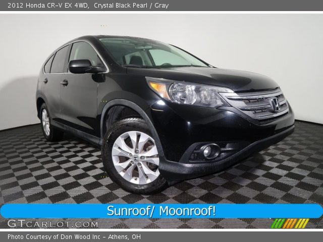 2012 Honda CR-V EX 4WD in Crystal Black Pearl