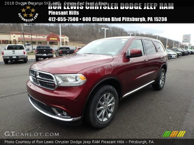 2018 Dodge Durango SXT AWD in Octane Red Pearl