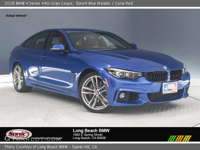 2018 BMW 4 Series 440i Gran Coupe in Estoril Blue Metallic