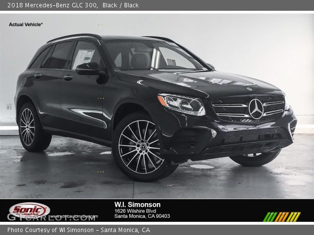 2018 Mercedes-Benz GLC 300 in Black