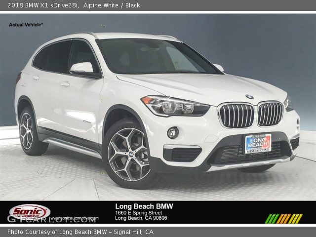 2018 BMW X1 sDrive28i in Alpine White