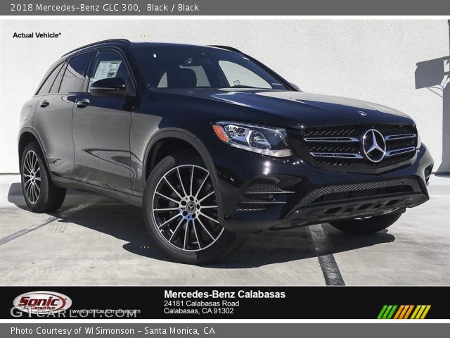 2018 Mercedes-Benz GLC 300 in Black