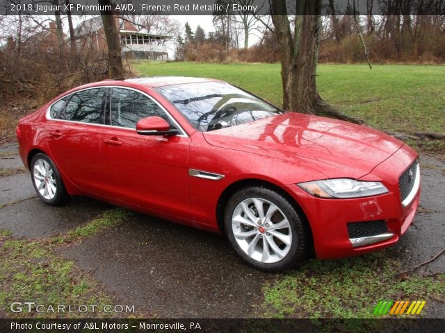 2018 Jaguar XF Premium AWD in Firenze Red Metallic