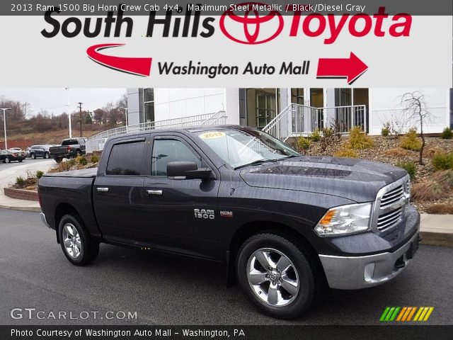 2013 Ram 1500 Big Horn Crew Cab 4x4 in Maximum Steel Metallic
