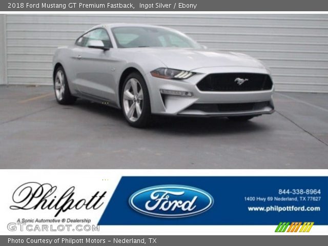 2018 Ford Mustang GT Premium Fastback in Ingot Silver