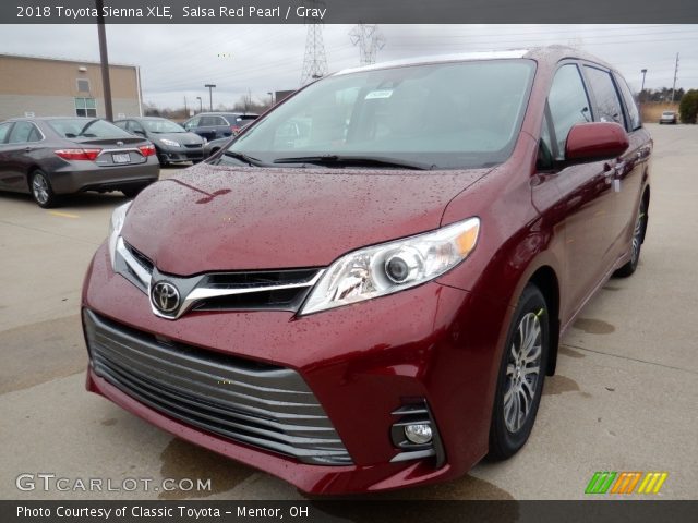 2018 Toyota Sienna XLE in Salsa Red Pearl
