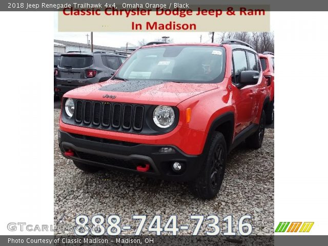 2018 Jeep Renegade Trailhawk 4x4 in Omaha Orange