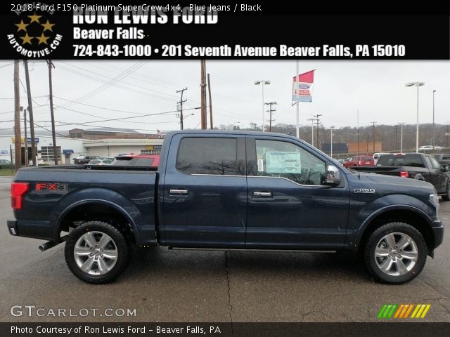 2018 Ford F150 Platinum SuperCrew 4x4 in Blue Jeans