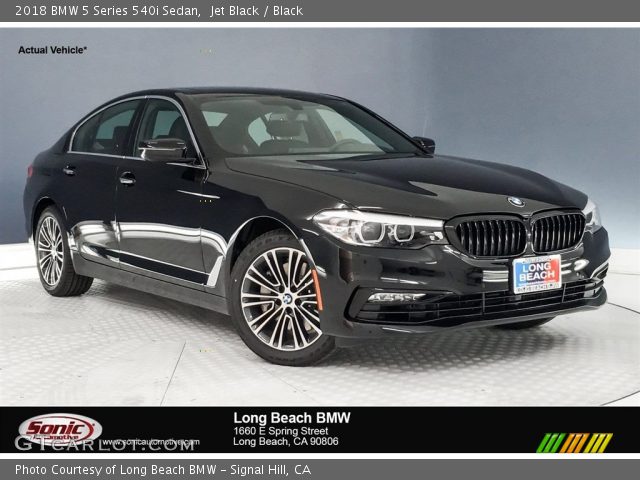 2018 BMW 5 Series 540i Sedan in Jet Black