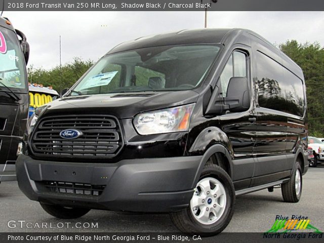 2018 Ford Transit Van 250 MR Long in Shadow Black