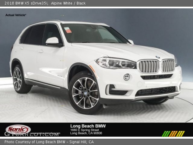 2018 BMW X5 sDrive35i in Alpine White