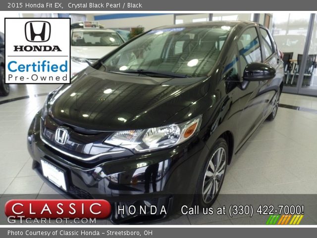 2015 Honda Fit EX in Crystal Black Pearl