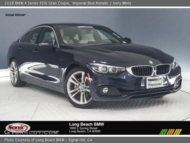 2018 BMW 4 Series 430i Gran Coupe in Imperial Blue Metallic