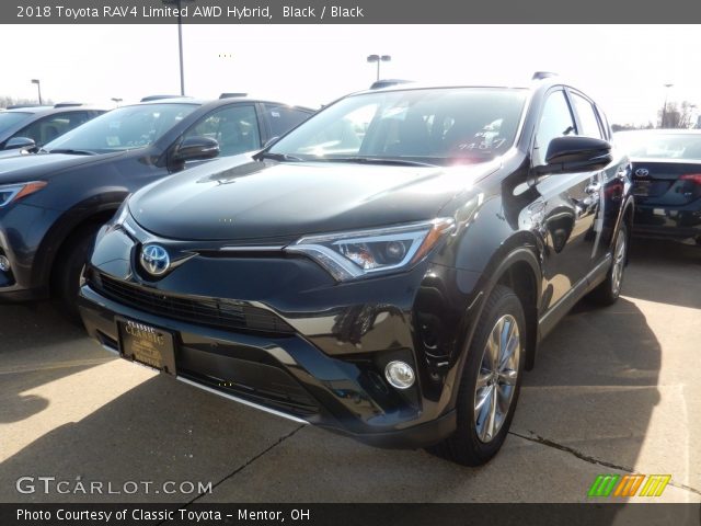 2018 Toyota RAV4 Limited AWD Hybrid in Black