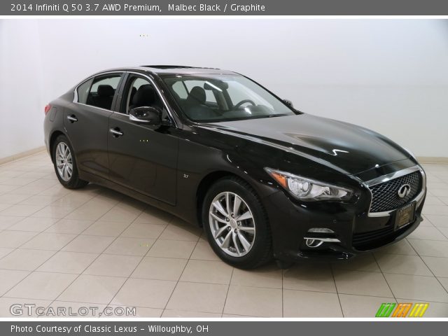 2014 Infiniti Q 50 3.7 AWD Premium in Malbec Black