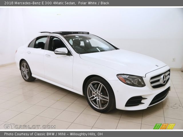 2018 Mercedes-Benz E 300 4Matic Sedan in Polar White