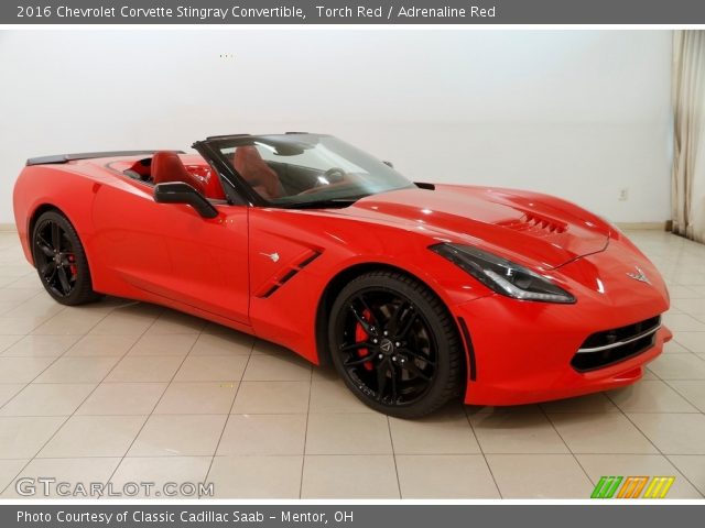 2016 Chevrolet Corvette Stingray Convertible in Torch Red