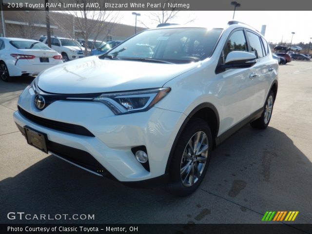2018 Toyota RAV4 Limited AWD in Blizzard White Pearl
