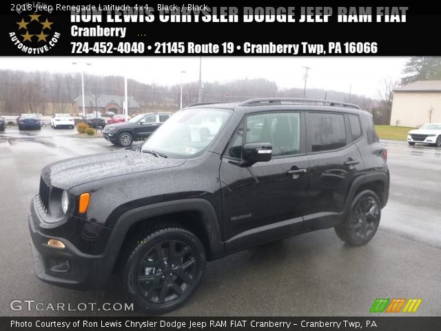2018 Jeep Renegade Latitude 4x4 in Black