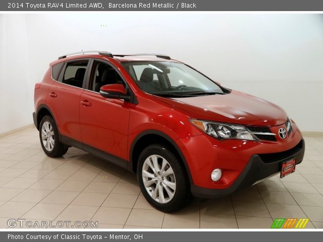 2014 Toyota RAV4 Limited AWD in Barcelona Red Metallic