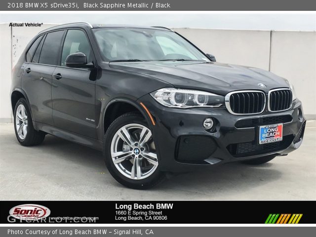 2018 BMW X5 sDrive35i in Black Sapphire Metallic