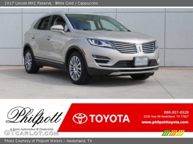 2017 Lincoln MKC Reserve in White Gold