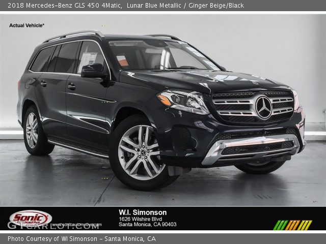 2018 Mercedes-Benz GLS 450 4Matic in Lunar Blue Metallic