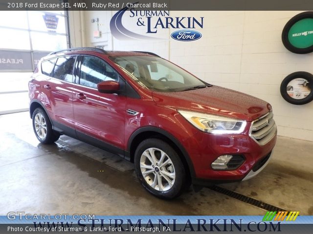2018 Ford Escape SEL 4WD in Ruby Red
