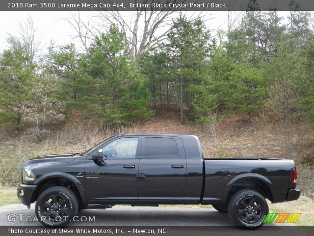 2018 Ram 3500 Laramie Mega Cab 4x4 in Brilliant Black Crystal Pearl