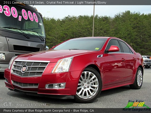 2011 Cadillac CTS 3.6 Sedan in Crystal Red Tintcoat