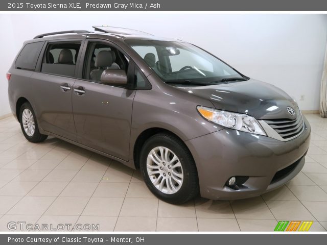 2015 Toyota Sienna XLE in Predawn Gray Mica