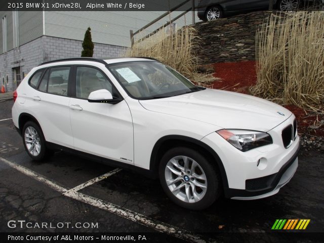2015 BMW X1 xDrive28i in Alpine White
