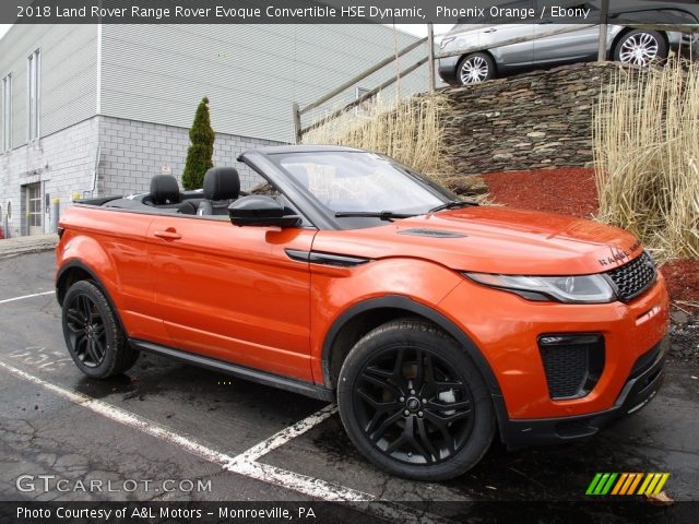 2018 Land Rover Range Rover Evoque Convertible HSE Dynamic in Phoenix Orange