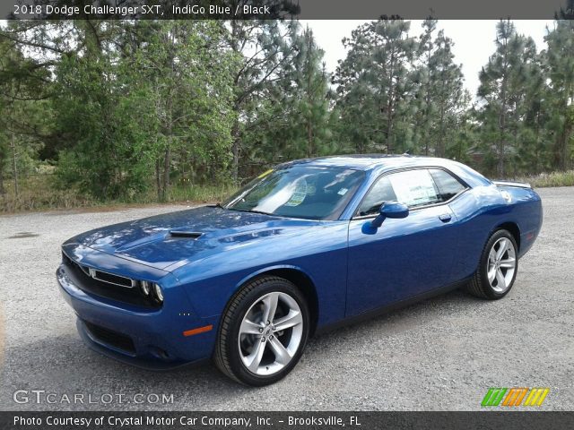 2018 Dodge Challenger SXT in IndiGo Blue