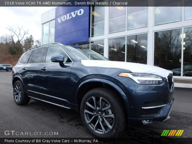2018 Volvo XC90 T6 AWD Momentum in Denim Blue Metallic