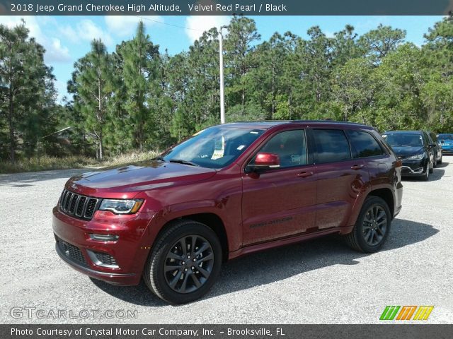 2018 Jeep Grand Cherokee High Altitude in Velvet Red Pearl