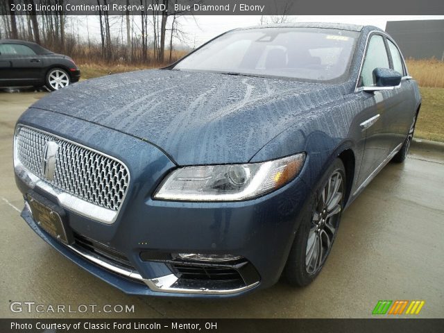 2018 Lincoln Continental Reserve AWD in Blue Diamond