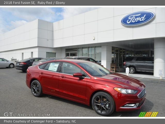 2018 Ford Fusion SE in Ruby Red